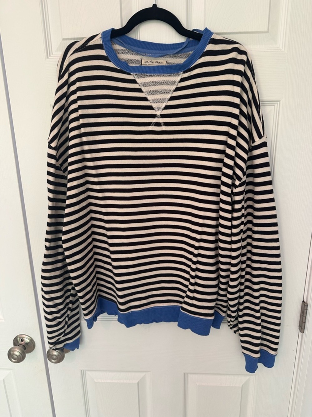 We The Free Oversized Striped Sweatshirt